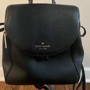 Kate spade black backpack purse